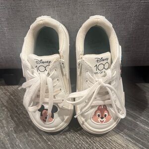 Zara Cream Sneakers with Character Design